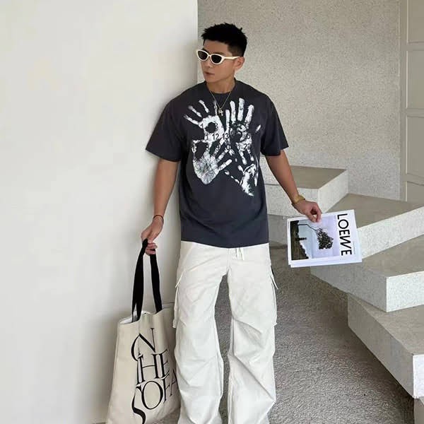 エムエムシックス プリントTシャツ コピー Man73036